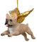 Christbaumschmuck - Ehren Die Pooch Französisch Bulldog Feiertags-Engels-Hundeornamente