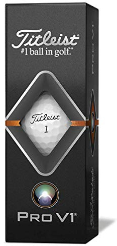 TITLEIST Pro V1 ProV1 New Golf Balls 2019 Model Pack of 3 Sleeve