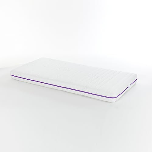 QUQON® Babymatratze – 70x140cm – natürliche Rohstoffe – handgefertigt in Österreich - 10 Jahre Garantie - Atmungsaktiv & auf Schadstoffe geprüft - Quality Time Made In Austria
