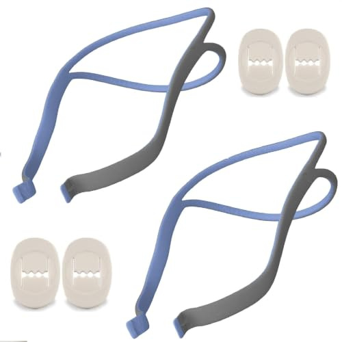 Kopfband für AirFit P10 Cpap Maske mit 2 Clips - Maske nicht enthalten | Ersatz-Kopfbedeckung für ResMed Geräte bei Schlafapnoe - Robustes Maskenband für sicheren Halt - cpap zubehör - kopfband