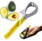 CTYES Avocadoschneider 5 in 1 Avocadoschneider Avocadostampfer Multifunktions-Avocado-Werkzeug Obstspalter