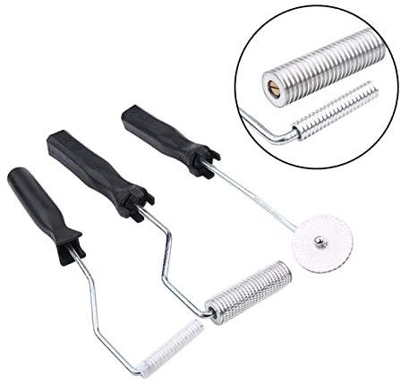 LANTRO JS 3er Set Aluminiumlegierung GFK werkzeug Set Fiberglas Roller Kit für GFK Reparaturset GFK-Form Harz Composite
