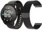FOREVER Reloj Inteligente Forevive 2 SB-330 Negro – Smartwatch Deportivo con Pulsómetro, Podómetro, Monitor de Sueño, IP68, Notificaciones, Bluetooth, Compatible con Android y iOS
