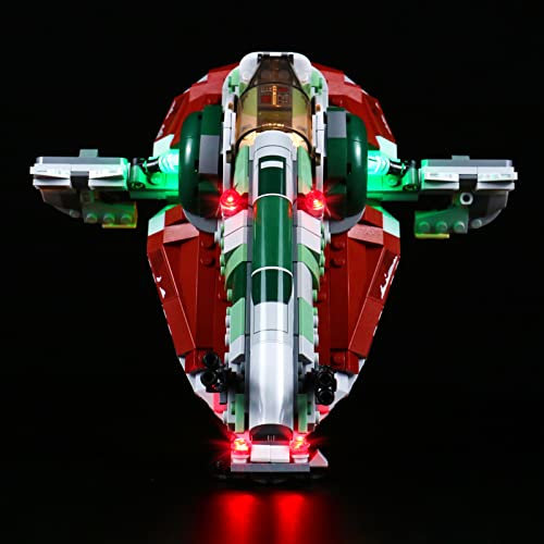 LED Light Kit for LEGO 75312 Boba Fett's Starship, Light Kit ONLY, LEGO Model NOT Included