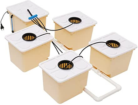SHZICMY Lot de 5 mini serres de culture - 11 l - Avec système d'irrigation automatique - Pour petits bourgeons - Pour la croissance des plantes ou des semis