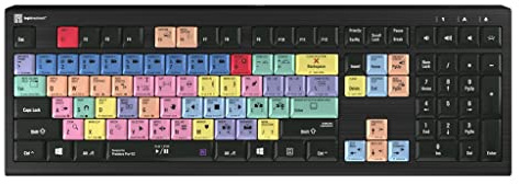Logickeyboard Adobe Premiere Pro CC Astra2 BL fr. PC Tastatur