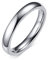 Gualiy Ringe Silber Hochzeit, Herren Ringe Edelstahl Silber Pinky Ring 2mm Ring Größe 45 (14.3)