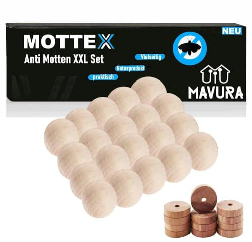 MOTTEX Anti Motten XXL Set Mottenfrei Mottenkugeln