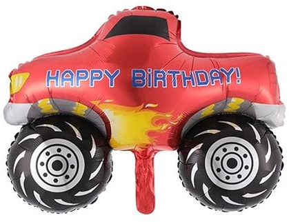 Zebra Balloons Folienballon Monster Truck, 77 cm