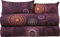 Erwin Müller Bettwäsche Sparpaket 4-TLG. Mako-Satin Mandala aubergine Größe 80x80 cm / 155x200 cm - feinfädig, temperaturausgleichend, atmungsaktiv, 100% Baumwolle, mit Reißverschluss