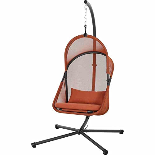 Siena Garden YOBAYA Hängesessel Relaxed Red Stahl,Textilbezug Relaxed Red