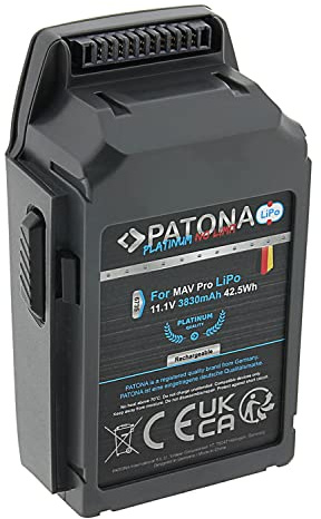 PATONA 6735 - Ersatz für Akku DJI Mavic Mavic Pro Mavic Pro Platinum - CP.PT.000587 GP785075-38300DB