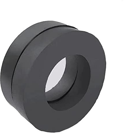 2 Stück Keramik-Ringmagnete Ø 60 x 32 x 15 mm Y35 Ferrit Ringmagnet,Magnetring, Magnet Scheibe mit Loch Ring