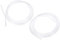 QUARKZMAN Tube Silicone 2mm ID x 3mm OD, 2.5mm ID x 4mm OD, 3.28 Ft Flexible Silicone Caoutchouc Tube Eau Air Tuyau Tuyau Clair pour Pompe Transfert