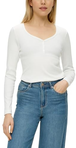s.Oliver Rippshirt mit Knopfleiste