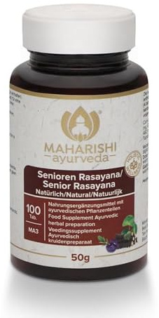 Maharishi Ayurveda Senioren Rasayana | Nahrungsergänzungsmittel mit ayurvedischen Pflanzenteilen | für ältere Menschen | 100% natürlich | 100 Tabletten | 1er Pack