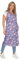 Knopfkittel Baumwolle bunt Kochschürze Hauskleid Kittel Schürze ohne Arm, Farbe:hellblau, Größe:48