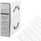 Offgridtec 10m Schrumpfschlauch mit Kleber 4,8 mm > 1,5mm, 3:1 Schrumpfrate, Dual-Wand, Halogenfrei, Flammhemmend, Wasserdichte Kabelisolierung, Leicht zu Schneiden, Inklusive Spenderbox, Transparent