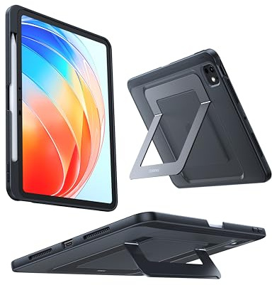 TORRAS Ostand - Funda para iPad Pro de 11 pulgadas 2024 (M4, 5ª generación) con soporte resistente, delgado a prueba de curvatura, soporte invisible ajustable para retratos/horizontales, visualización