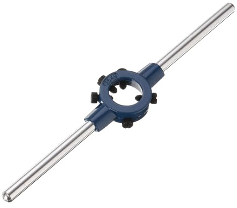 QUARKZMAN Schneideisenhalter Gewindeschneider Rundschneideisen 25mm(0,98) Einstellbarer Gewindeschneidkluppen-Griffhalter für Bolzengewindereparaturstangenwerkzeuge