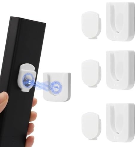 UYVPAER 3 Pièces Support Mural Magnétique Pour Télécommande, Conception De Fente Innovante Pour Une Organisation Sans Effort De La Maison, Du Bureau Et Des Fournitures Scolaires