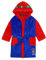 Super Mario Kinder Bademantel Morgenmantel, flauschig, Coral Fleece mit Kapuze, Logo, Junge, Mädchen (DE/NL/SE/PL, Numerisch, 116, Regular, Blau-Rot)