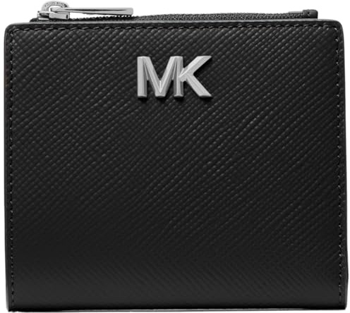 Michael Kors Edison Square Zip Wallet, Black, One Size
