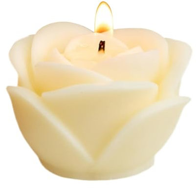 XIAOXIAOYU Petal Candle, Flower Candle, Pastel Aesthetic Aromatherapy Candle, Valentine's Day Tea Light Candles, Shaped Scented Candles for Valentine's Day, Festival, Wedding, Home