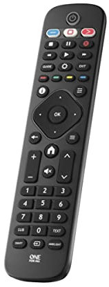 One For All Telecomando Philips TV funziona con tutti i televisori Philips Funzione di apprendimento -URC4913 (rinnovato)