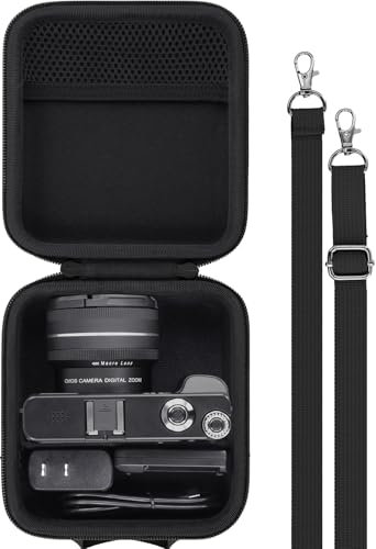 Baval Camera Case Compatible with YIGLLO/Zostuic/Duluvulu/VJIANGER/Gavonde 4K Digital Camera for Photography Auto-Focus Vlogging Camera with 3inch 180° Flip Screen(Black Case)