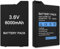 Akku für PSP 1000, 6000mAh 3,6V Lithium Ionen Ersatz Akku mit Hoher Kapazität für Sony PSP-110, PSP-1000, 1001, 1002, 1003, 1004, 1005, 1006, 1007, 1008, 1010 Konsole