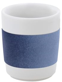 KAHLA 394604A27276C touch! Mini-Becher 0,09 l stormy blue | Espressobecher mit Samt Banderole
