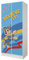 Furni Masters Paw Patrol Kinderschrank 70 cm breit mit Chase 01 Mehrzweckschrank für Kinderzimmer Robuster Kleiderschrank mit Einlegeböden 70cmx162cmx43cm Garderobenschrank Schrank für Kinder