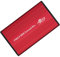 BRRNOO Accendi per Disco Rigido, Custodia HDD con Involucro HDD IDD da 2,5 '' USB2.0 su IDE Disco (rosso)