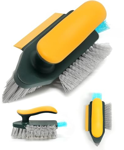 Carpet Cleaning Brush Floor Crevice Scrubbing Brushes with Handle Scraper