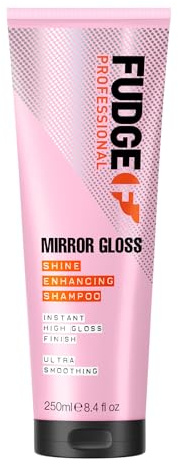 Fudge Professional Mirror Gloss Shine Enhancing Shampoo, sofortiges Hochglanz-Finish & Ultra-Glättung für geschmeidiges, glänzendes Haar, 250 ml