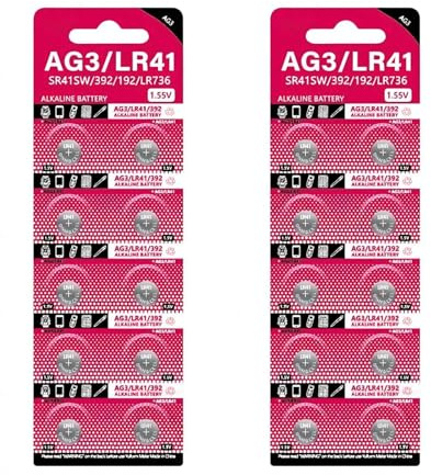 Cell Coin AG3 1,55 V Knopfbatterien SR41 192 L736 384 SR41SW CX41 LR41 392 für Lampen Uhren Kameras