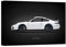 DìMò ART Bild auf Leinwand mit Keilrahmen aus Holz, Mark Porsche 911 GT3 RS 2011, Größe 70 x 50 cm