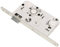 KOTARBAU® Serrure encastrée pour WC - 78 x 55 mm - Serrure encastrée - Serrure de porte pour toilettes et salle de bain - DIN gauche