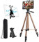 Treppiede per iPad, Tablet Treppiede Stand 51.6 pollici Regolabile Altezza Supporto in Alluminio per iPad Pro 12.9 11 10.5 Air Mini, Surface ,Galaxy Tab e 3.5 a 13.3 Tablet Telefono - Champagne