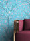 NEWROOM Papier peint Bleu Fleur Intissé - Floral Rose Cerisiers en Fleurs Arbres Tropical