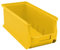 Allit 456292 ProfiPlus Box 3L, gelb Stapelsichtbox, PP TÜV/GS, V: 4,1 L,Lagersichtbox, Sichtbox, Lagerbox, stapelbar