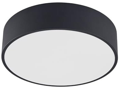 Arcchio LED Deckenleuchte Noabelle (Modern) in Schwarz aus Metall (1 flammig,) - Lampe Deckenlampe Küchenleuchte
