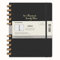 Moleskine Monatsplaner 2022, 2023, 12 Monate Terminplaner, Monatsplaner im Festen Einband, Maß XXL 21,6 x 27,9 cm, Remake Midnight
