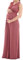 Herzmutter Robe de Grossesse Longue - Maternité Robe - Robe d'allaitement - Grossesse Vêtements - Robe Maxi été Festive - Robe pour Femme Enceinte et Allaitante - 6900 (L, Vieux Rose)