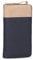 Zwei Damen Geldbörse Eva EV2 langes Portemonnaie 15 Kartenfächer, Sichtfach, 2 Scheinfächer, Geldbeutel mit Münzfach & umlaufenden Reißverschluss, weiches Kunstleder in Bicolor (Nubuk-Ink)