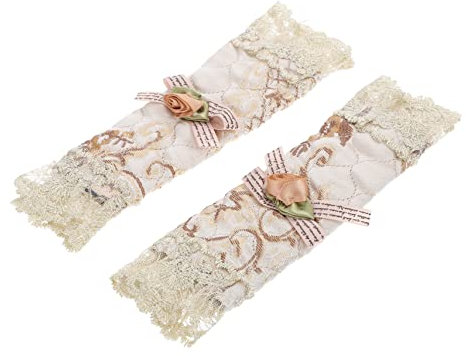 Mobestech 1 Paar Mikrowellen-türgriffhandschuhe Kühlschrank Schutz Türgriffabdeckung Dekorgriff Für Küchengeräte Kühlschrank Nebeneinander Handschuhe Für Türgriffe Polyester Elektrogerät Bar