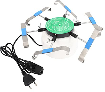 Lodokdre 220 V Automatisches Testen von Armbanduhren, Testmaschine, Uhrenbeweger für sechs Uhren auf einmal europäische Steckdose