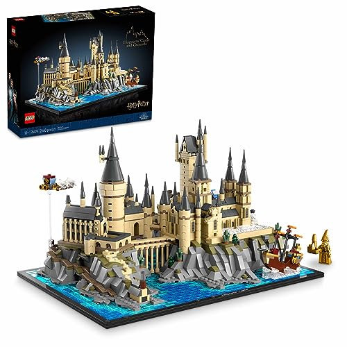LEGO Harry Potter Hogwarts Castle and Grounds 76419 - Set da costruzione, idea regalo per adulti, modello da esposizione costruibile, set da gioco da collezione di Harry Potter, ricrea scene iconiche