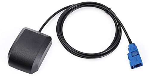 Geekstory Waterproof Active GPS Antenna Vehicle GPS Navigation with Fakra C Blue Connector for Car GPS Navigation Receiver System
